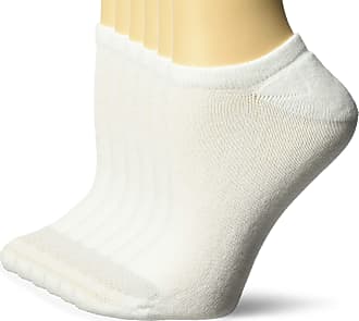 Hanes Womens 6-Pair Plush Comfort Toe Seam No Show Socks