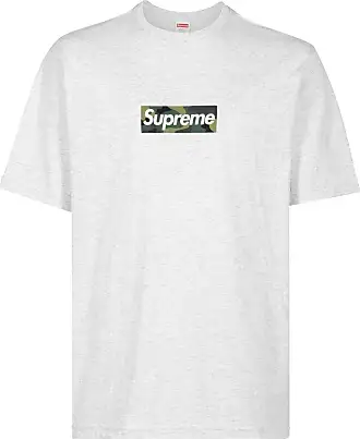SUPREME box logo cotton T-shirt - unisex - Cotton - M - Grey