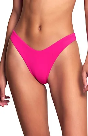 Secret Beach Reversible Bikini Bottoms in Pink Curves