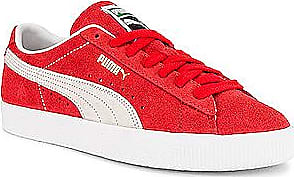 red and white high top pumas