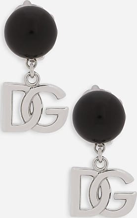 Herren Schmuck Ohrringe und Ohrmanschetten Dolce & Gabbana Lippenpiercing mit DG-Logo und Strass in Weiß für Herren 