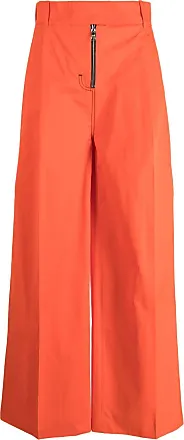 Womens Orange Tailored Trousers