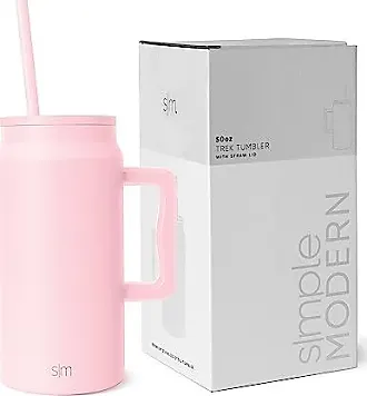  Simple Modern 50 oz Mug Tumbler with Handle and Straw Lid, Reusable Insulated Stainless Steel Large Travel Jug Water Bottle, Gifts  for Women Men Him Her