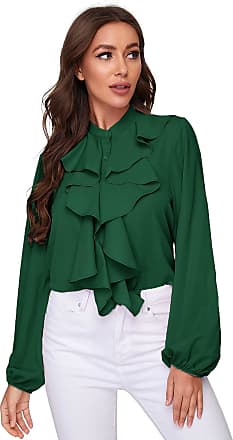 WOMEN FASHION Shirts & T-shirts Blouse Print NoName blouse Green XL discount 70% 
