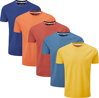 Charles Wilson 5 Pack Plain V-Neck T-Shirt