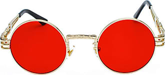 Inlefen Small Sunglasses Vintage Retro Extra Narrow Oval Round Skinny Cat Eye Sun Glasses Goggles 