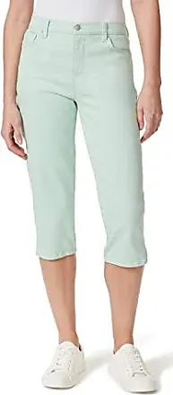 Ladies Plus Size Plain 3/4 Cropped Stretchy Capri Pants Shorts Trousers  12-24
