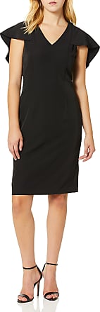 Nanette Lepore Womens Slvls Cape Overlay Shift Dress, Very Black, 2