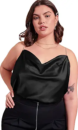  Floerns Women's Basic Spaghetti Strap Leotard Solid Cami  Bodysuit Tops Black XS : Clothing, Shoes & Jewelry