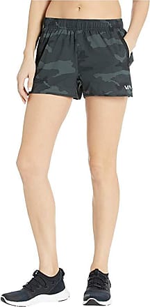 Frauen-Gym Shorts von Sundried® Jogging Fitness und Training 2-in-1 Schwarz Kurz Shorts