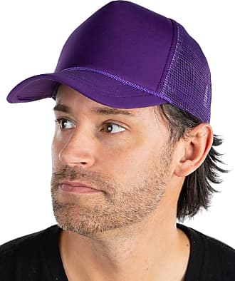 Men's Purple Trucker Hats - up to −24%