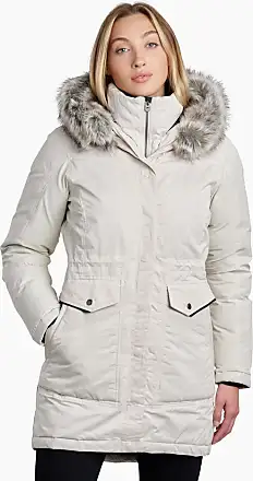 Women's Down Coat Hooded Winter Lamb Wool Jacket With Removable