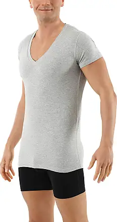 ALBERT KREUZ  Women's long sleeve undershirt with deep scoop neck