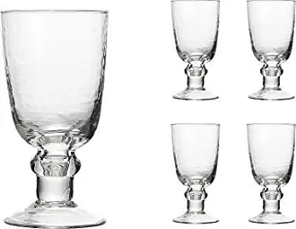 Godinger Coffee Mugs, Italian Made Glass Coffee Mug, Hot Beverage Tea Cups,  Glass Cups, Drinking Glasses - 10oz., Set of 4