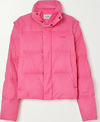 Save The Duck logo-patch Padded Puffer Jacket - Pink