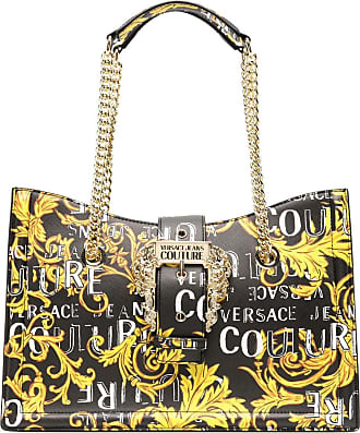  Versace Jeans Couture women Thelma tote bag black : Clothing,  Shoes & Jewelry