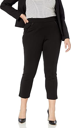 Rafaella Women's Slim Comfort Fit Ponte Pant with Zips 
