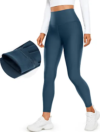 CRZ YOGA Women's Yoga Thick High Rise Light Fleece Pocket Legging 25