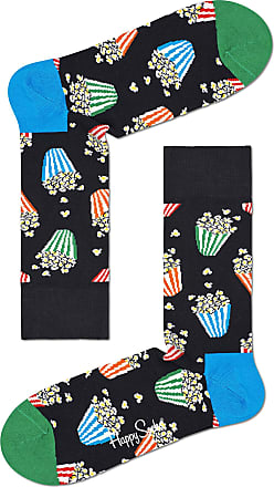 Happy Socks Popcorn Sock Calzini Manufacturer Size:41-46 4-11 Unisex Black 
