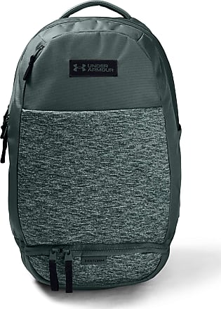  Under Armour Women's Hustle Signature Storm Backpack , (001)  Black / Black / Metallic Tin , One Size Fits Most: Clothing, Shoes & Jewelry