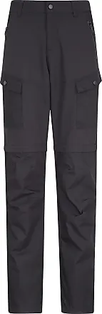 Mountain Warehouse Jungle Mens Trekking Trousers - Water-Resistant, UV  Protect, Elastic Waistband, Bottoms - Best for Spring Summer, Walking,  Hiking, Outdoors & Trekking Black 28W : : Fashion