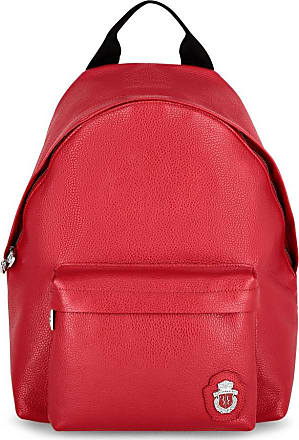 Designer Red Leather Backpack Bag – LeatherNeo