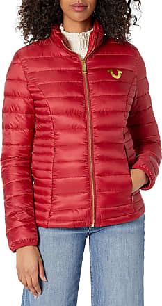true religion red puffer jacket