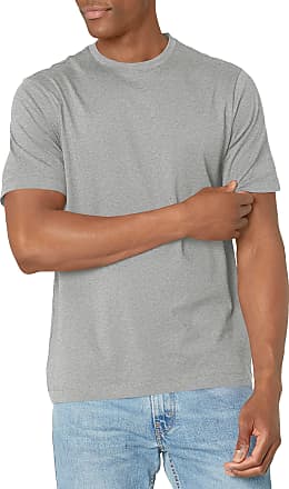 Vetemin Mens Classic Soft Short Sleeve Crew Neck Jersey Pocket Knit T-Shirt Tee Heather Blue XL