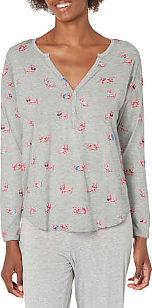 Filles Hatley Sports d'hiver Lapins Waffle Henley Pyjama en coton organique RRP £ 26 