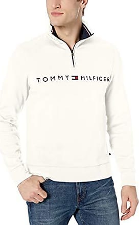 tommy hilfiger white half zip