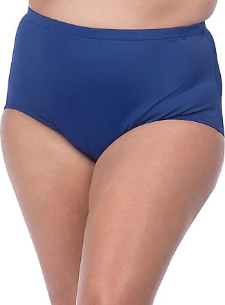 Maxine Of Hollywood Womens Plus-Size High Waist Hipster Bikini Swimsuit Bottom 