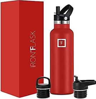 64 oz Insulated Wide Mouth Water Bottle with Straw Lid – Iron Flask
