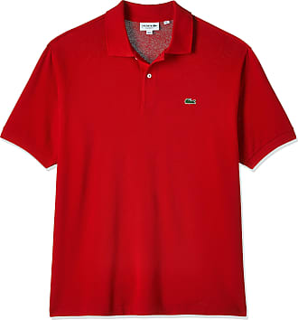 Lacoste Men's Pique Polo Shirt Size 1XL Big NWT Short Sleeves Red 1XLB Big Tall 