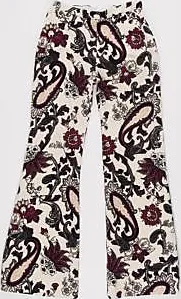 Women's Cotton Trousers with Paisley print: Sale up to −74%