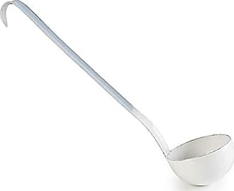 20 x 6 x 6 cm IBILI Soup ladle 6 cm of enamelled steel in white/red 