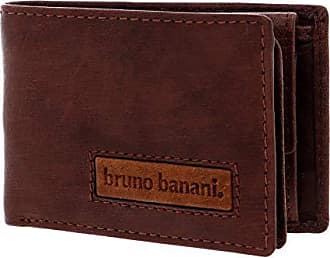 bruno banani Vista Pocket Wallet High Geldbörse Geldbeutel Leder Braun Cognac