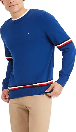 Tommy Hilfiger Crew Neck Sweaters − Sale: up to −82%