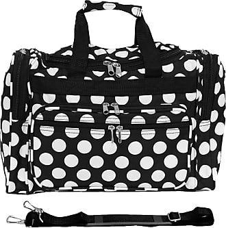 World Traveler 81T16-635 Duffle Bag, One Size, Black White Dot II