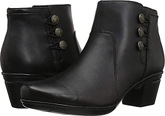 clarks black ladies boots