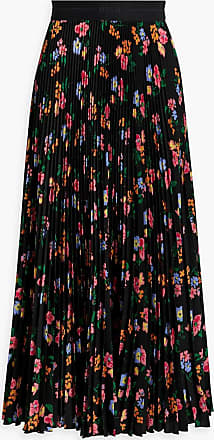 MSGM Gonna Floral Mesh Ruffled Maxi Skirt (Skirts,Maxi)