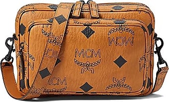 MCM Aren Maxi Monogrammed VI Flat Pouch