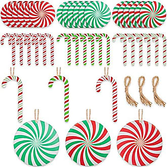 6 Pieces Christmas Candy Ornaments Lollipop Ornament Candy Cane