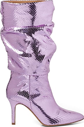 Damen Rockport Absatz Stiefel mit einem Pelz Manschette K71879 
