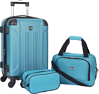 3 Piece Travelers Club Sky Rose Gold Luggage Set 