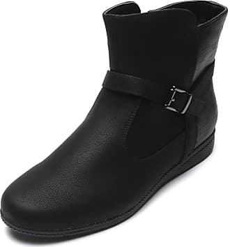 bota mooncity tiras preta