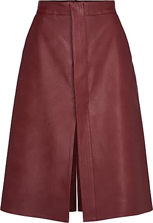Damen Bekleidung Röcke Mittellange Röcke Stella McCartney Satin Midi-Rock in Rot 