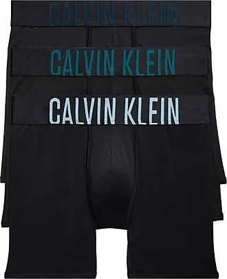 Boxer shorts Calvin Klein Microfiber Stretch-Low Rise Boxer 3-Pack Black/  Tigers Eye/ Blue Shadow