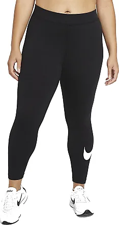 Nike Womens Plus Size One Icon Clash Crop Leggings,Smoke Grey/White,2X