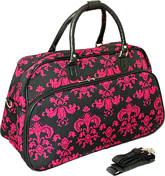 LeahWard XL Holdall Travel Luggage Bags Trolley Baggage with Wheels Holiday Gym Weekend Over Night Bags 309 Pink