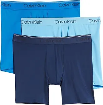 Calvin Klein 3 PACK Microfiber Men's Size Underwear Hip Brief Blue